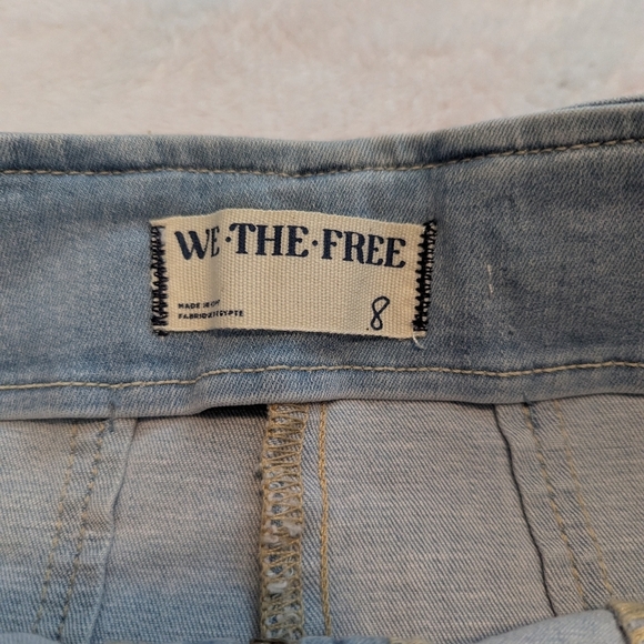 We The Free Light Blue Denim Mini Skirt Size 8 - Picture 4 of 4